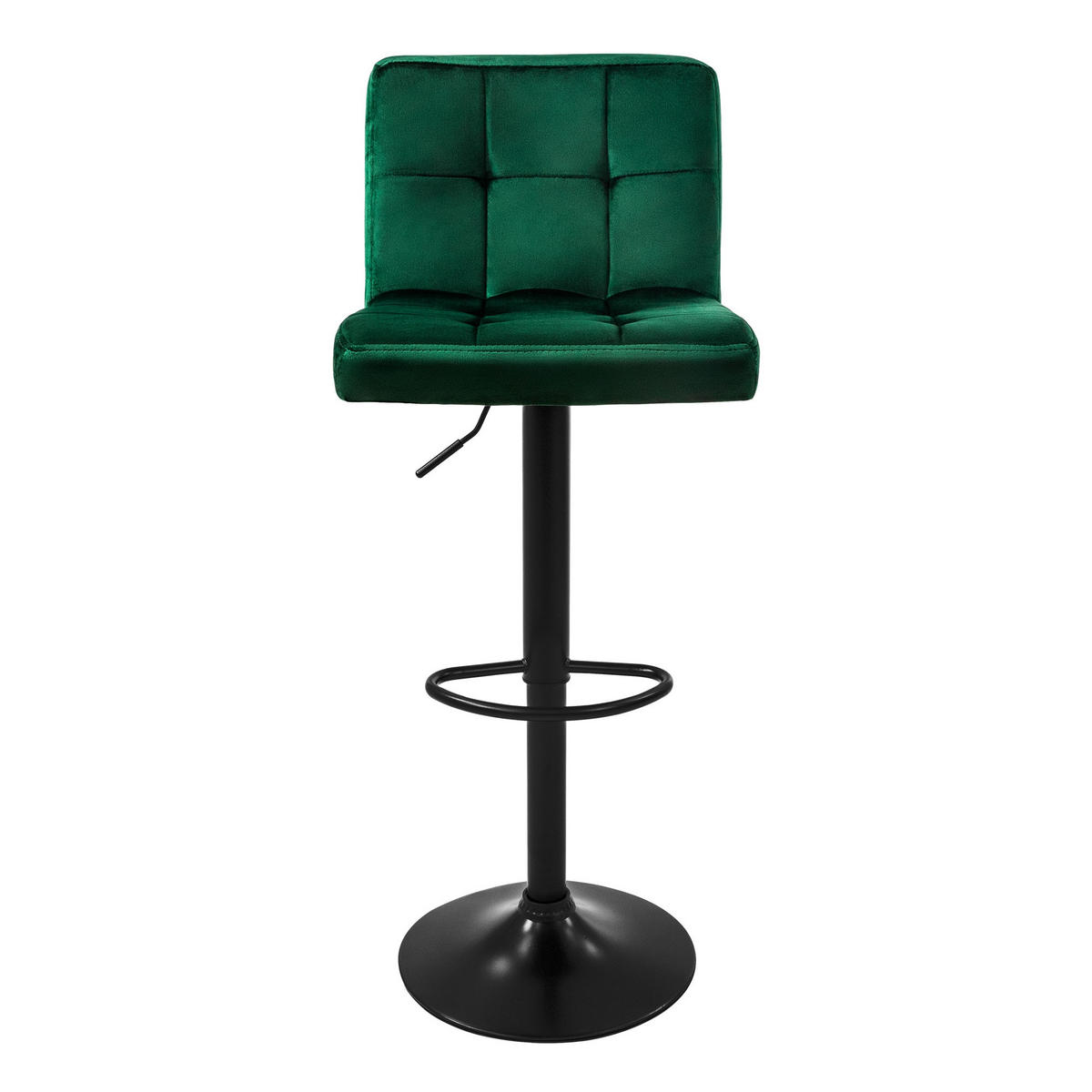 BARHOCKER Samt grün 2er Set - Grün, Metall (50/112/45cm) - ML-DESIGN