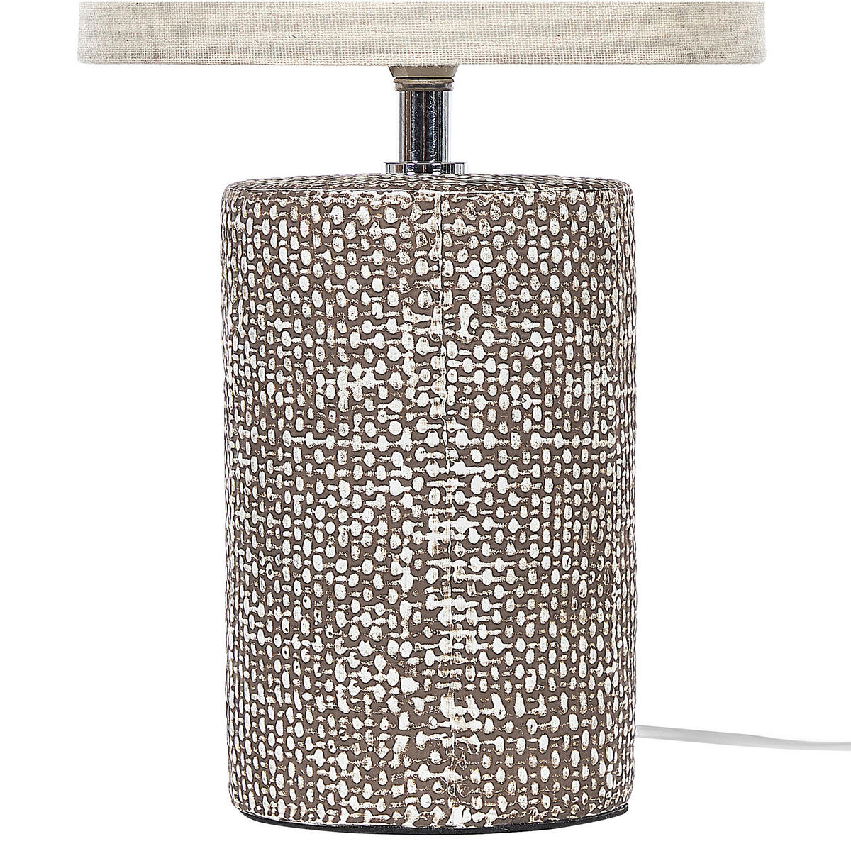 TISCHLAMPE Ider 20/20/43 cm - Braun, Keramik (20/20/43cm) - Beliani