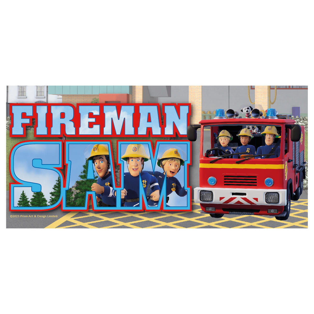 BECHER Feuerwehrmann Sam Jupiter Mehrfarbig 320 ml - Multicolor, Keramik (0.32L) - Playmobil