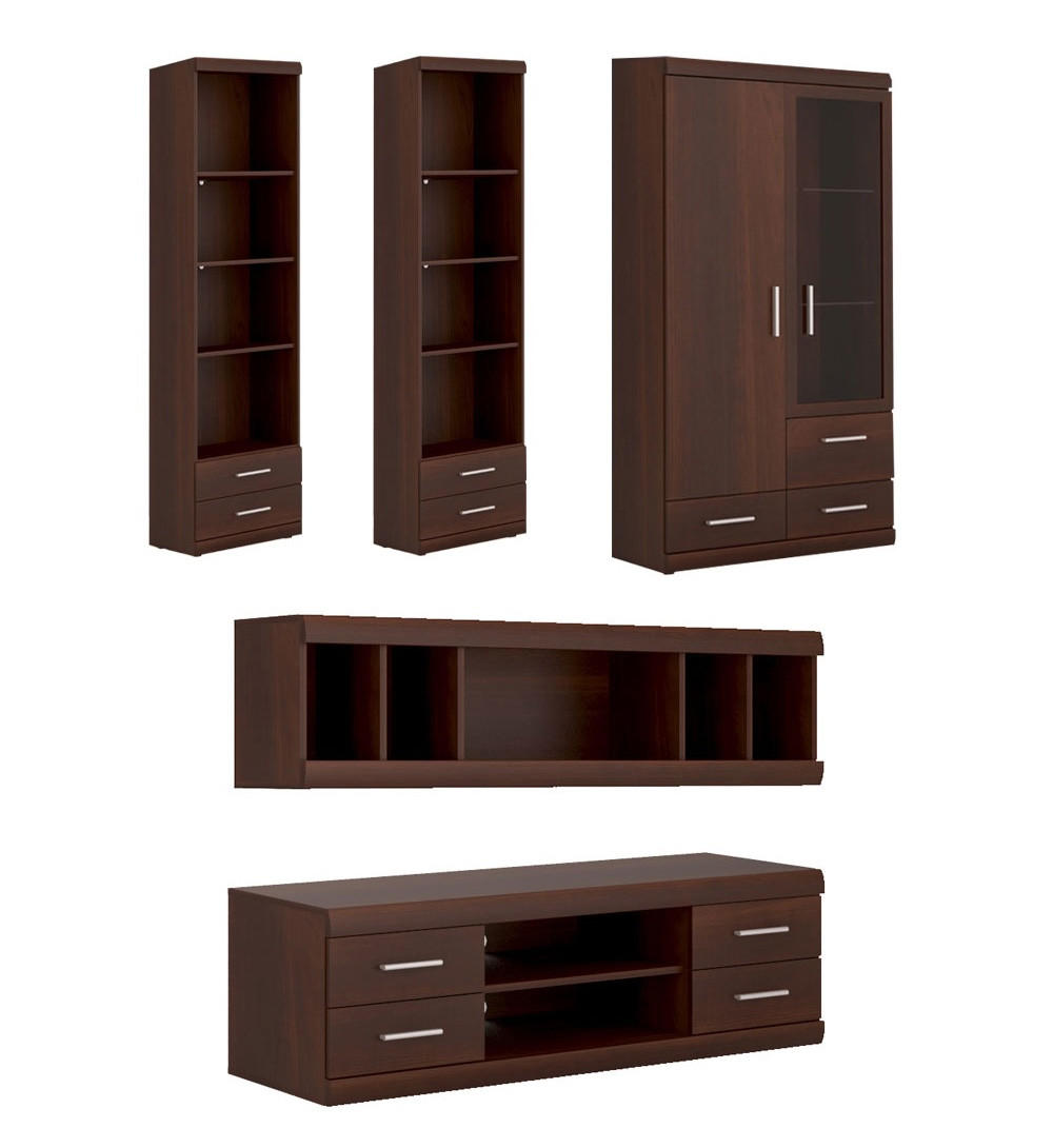 Feldmann-Wohnen Wohnzimmer-Set Braun 270x195x45 cm