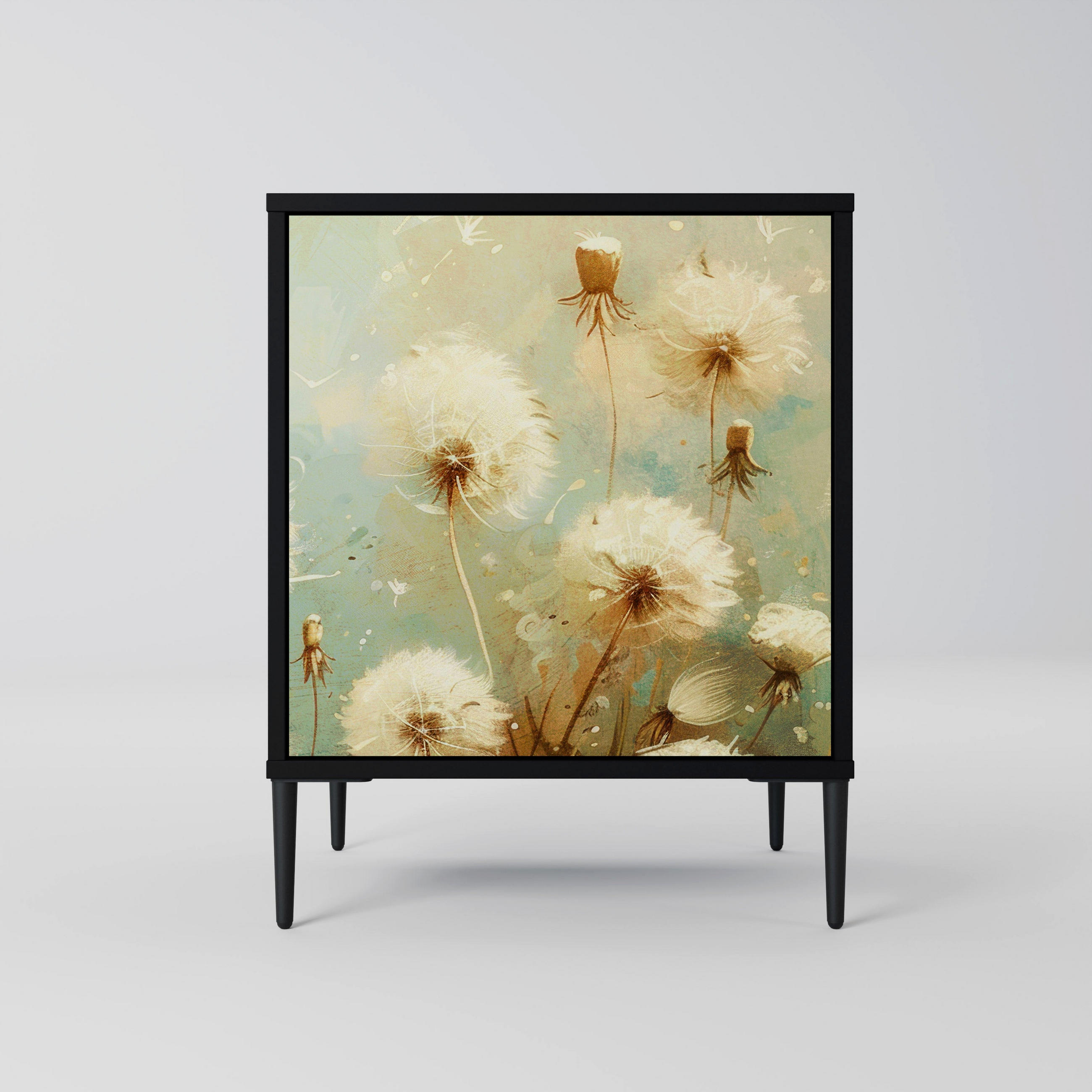 SpaceRebels Sideboard Schwarz 57.5x72.5x42 cm