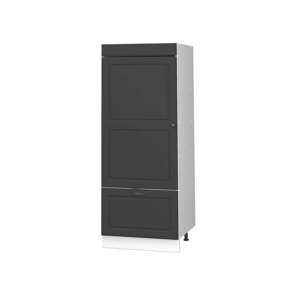 KUCHYŇSKÁ SPÍŽNÍ SKŘÍŇ Fame-Line, Anthrazit-Gold Landhaus/Bílá, 60 cm - bílá/antracitová, kompozitní dřevo (60/153.6/58.1cm) - Vicco
