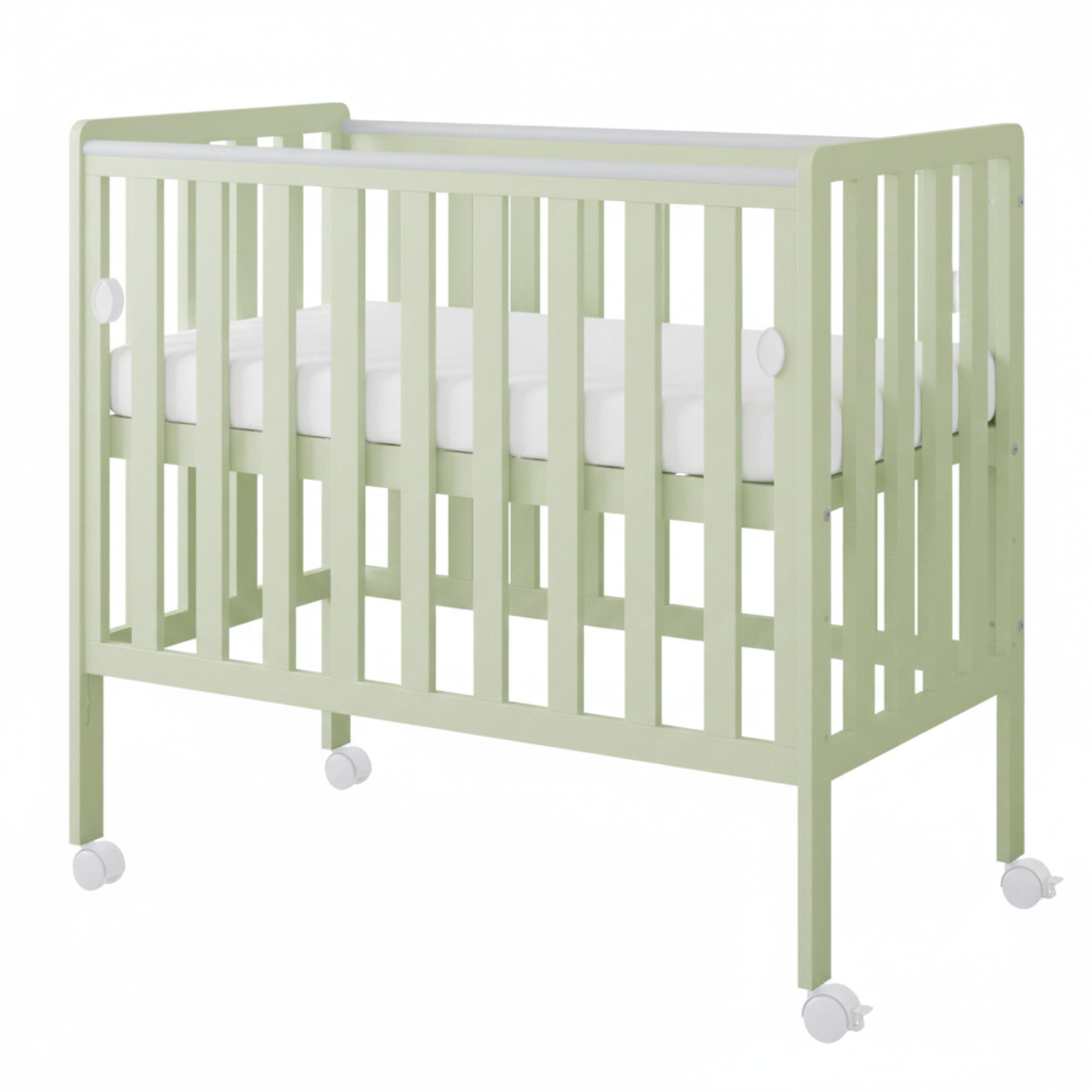 BEISTELLBETT BeBino Mini - Mintgrün, Holz (50/100cm) - kiki design