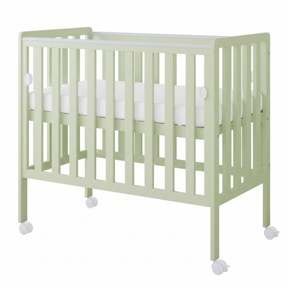 BEISTELLBETT BeBino Mini - Mintgrün, Holz (50/100cm) - kiki design