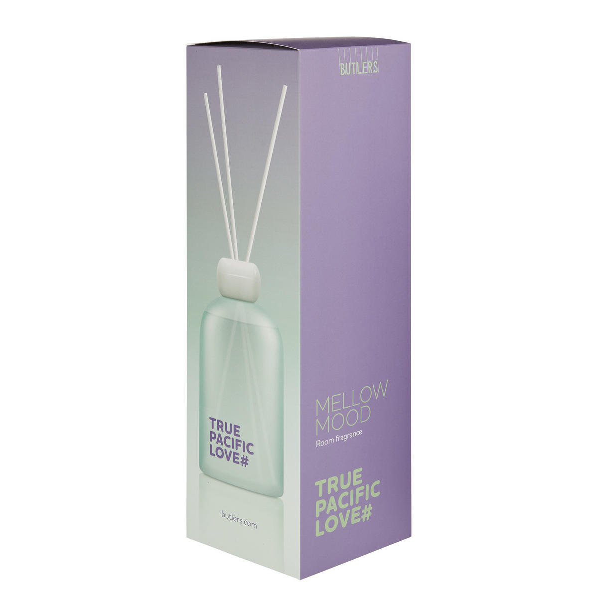 RAUMDUFT MELLOW MOOD True Pacific Love - Türkis, Glas/Naturmaterialien (11/37/11cm) - Butlers