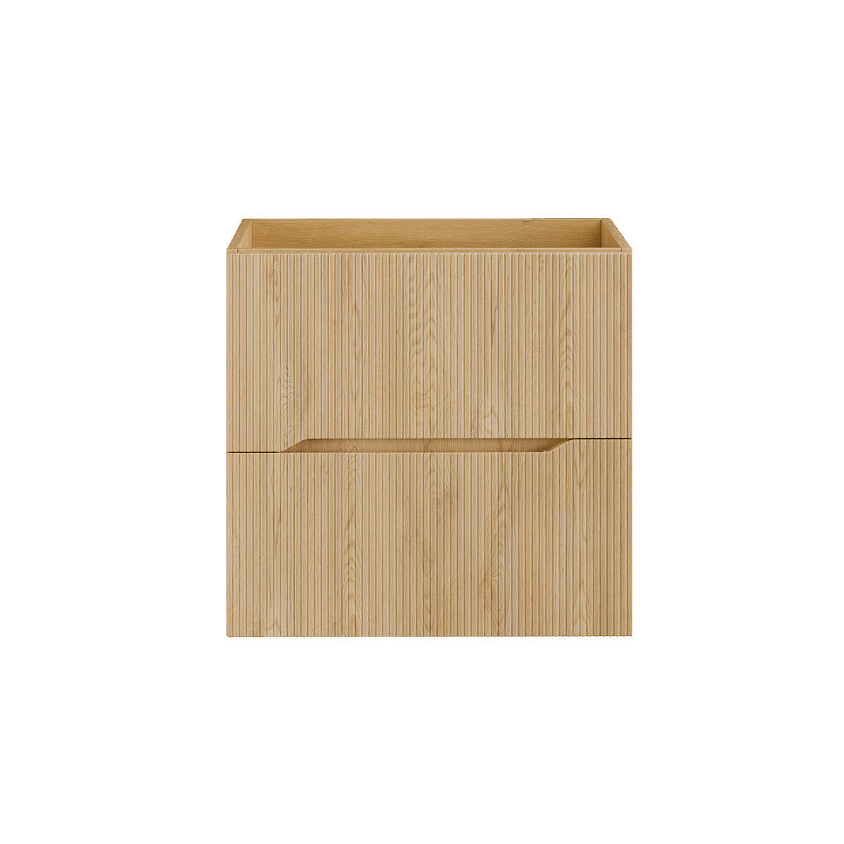 SKRINKA POD UMÝVADLO 60.2cm Isaline Svetlý dub - hnedá, kompozitné drevo (60.2/57/46cm) - Petits-meubles