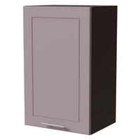 HÄNGESCHRANK Bari W2/45 RAL 4009 pastellviolett (K5) / Lava Matt 45 / 32,5 / 72cm - Dunkelgrau/Violett, Holz/Holzwerkstoff (45/72/32.5cm) - Feldmann-Wohnen