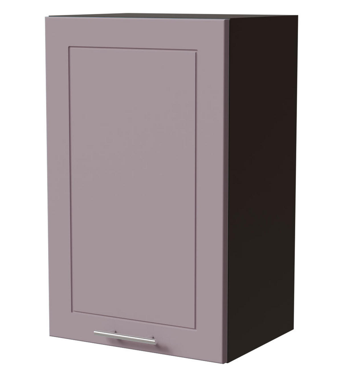 HÄNGESCHRANK Bari W2/45 RAL 4009 pastellviolett (K5) / Lava Matt 45 / 32,5 / 72cm - Dunkelgrau/Violett, Holz/Holzwerkstoff (45/72/32.5cm) - Feldmann-Wohnen