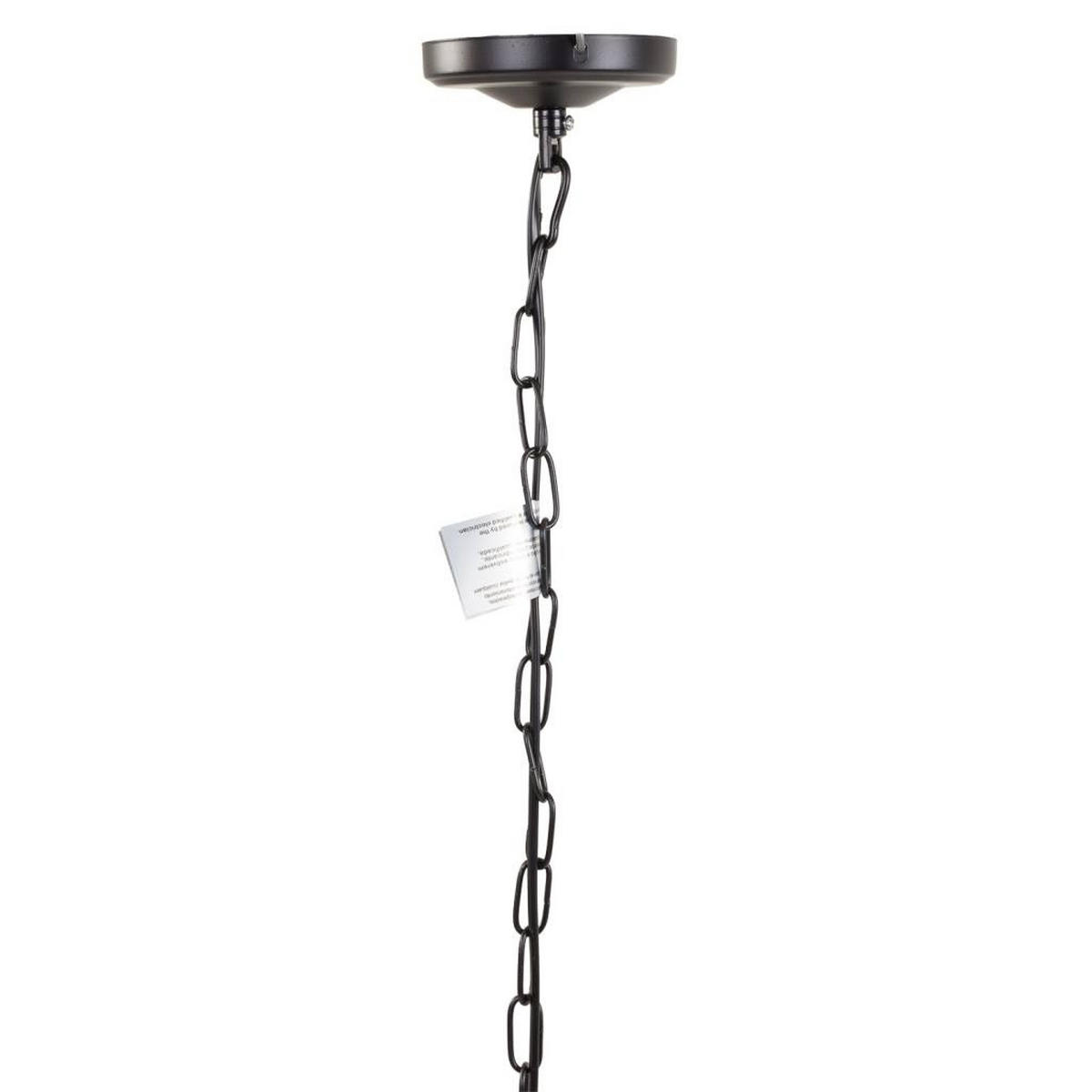 LAMPE aus Metall, schwarz, 20x34cm - Schwarz, Metall (19.5/19.5/34cm) - Wanderlust