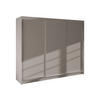SCHWEBETÜRENSCHRANK Derby II - Kaschmir, Holzwerkstoff/Metall (200/215/58cm) - MIRJAN24