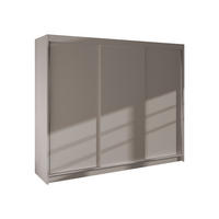 SCHWEBETÜRENSCHRANK Derby II - Kaschmir, Holzwerkstoff/Metall (200/215/58cm) - MIRJAN24