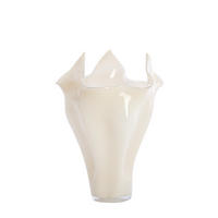VASE Aiora Weiß Ø31/46 cm - Weiß, Glas (31/46cm) - Light & Living