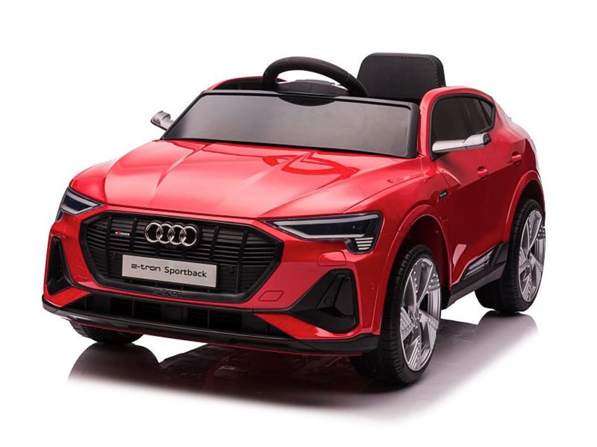 KINDER ELEKTROAUTO Audi e-tron rot - Rot, Kunststoff (108/60/47cm) - TPFLiving