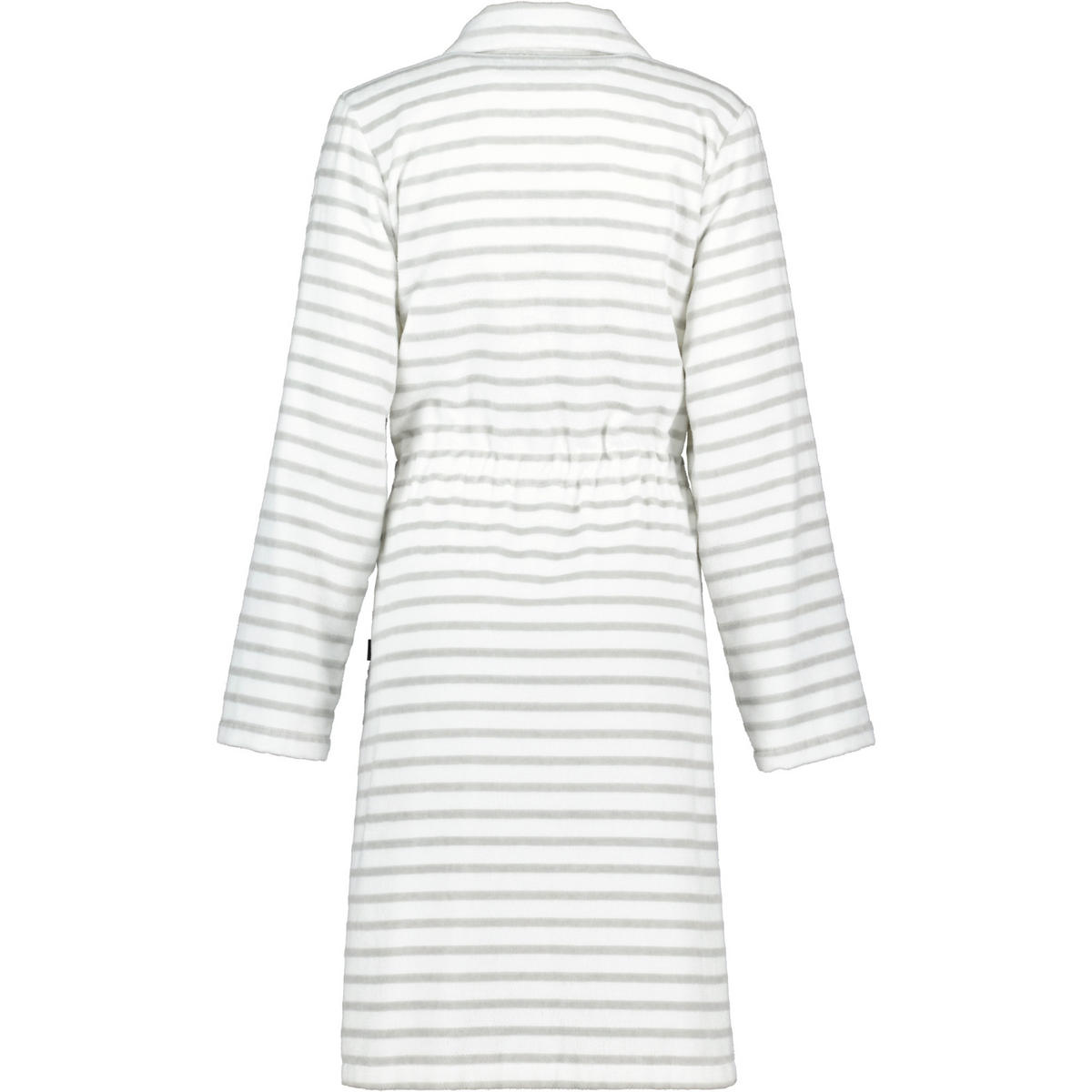 BADEMANTEL DAMEN REISSVERSCHLUSS BRETON 6597 SILBER - 76 - Grau, Textil (Snull) - Cawoe