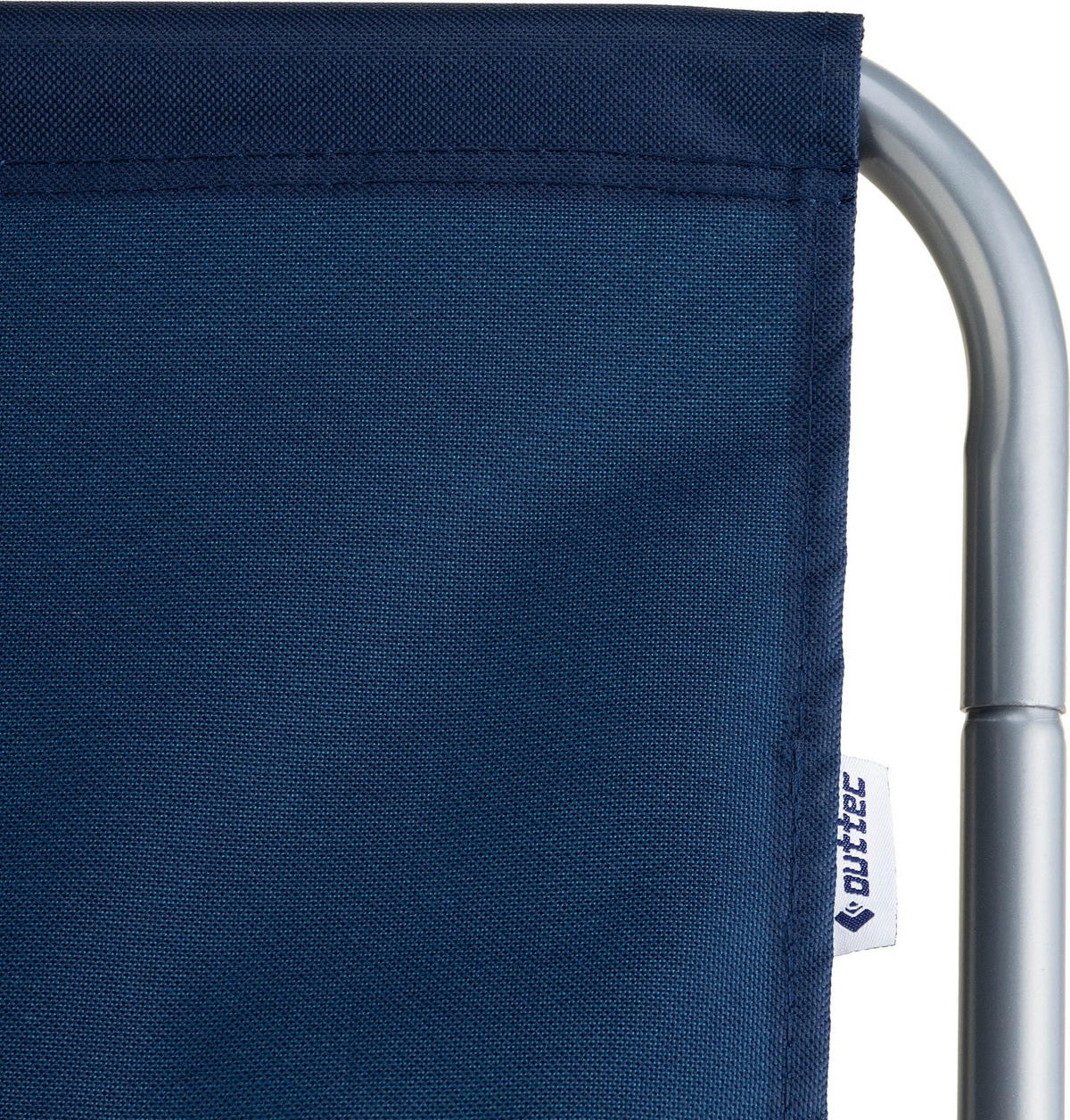 STRANDSESSEL bis 100 kg - Blau, Textil/Metall (51/60/97cm) - Outtec