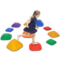 BALANCE-TRITTSTEINE DE-10179 11 Teile, rutschfest Bunt - Multicolor, Kunststoff (37/19/37cm) - ComfortXL
