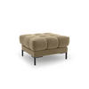 POUF Mamaia aus Samt beige - Beige, Textil (60/41/60cm) - Micadoni