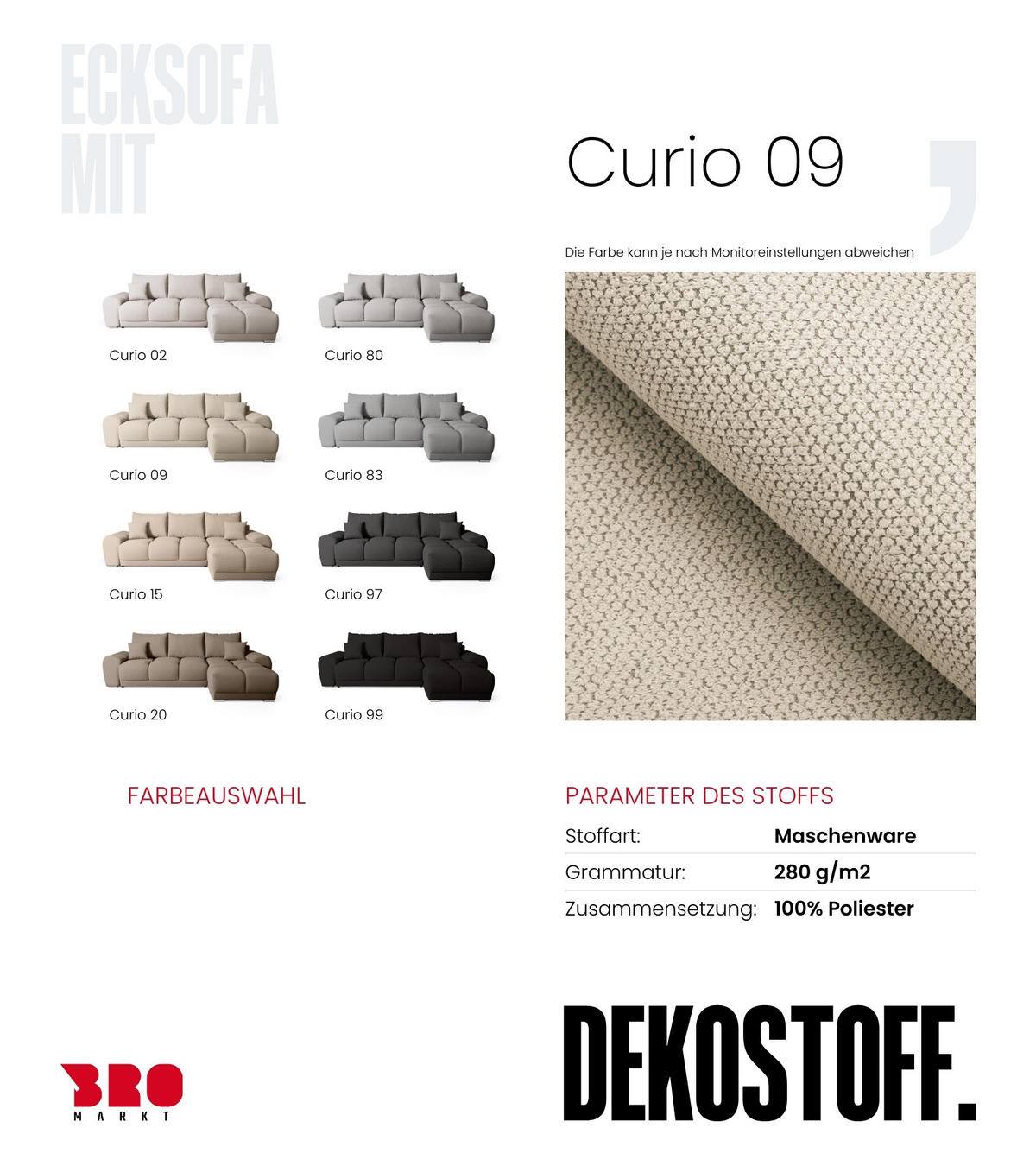 ECKSOFA Nubes mit Schlaffunktion Beige - Beige/Silberfarben, Kunststoff/Textil (290/180cm) - Bromarkt