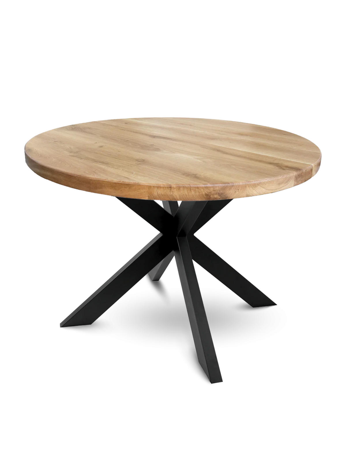 TISCHGESTELL Hora Spider Round - Schwarz, Metall (94/72/94cm) - holz4home®