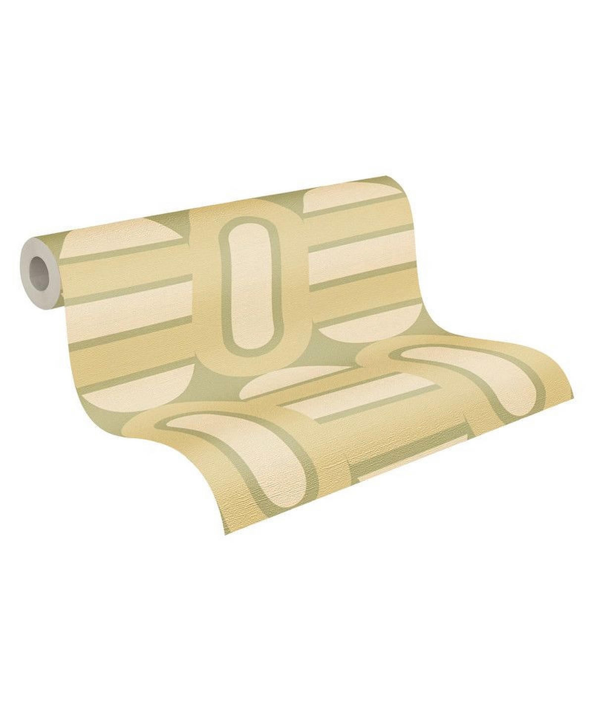 VLIESTAPETE Grün 53/850 cm - Grün, Textil (53/1cm) - KUNSTLOFT