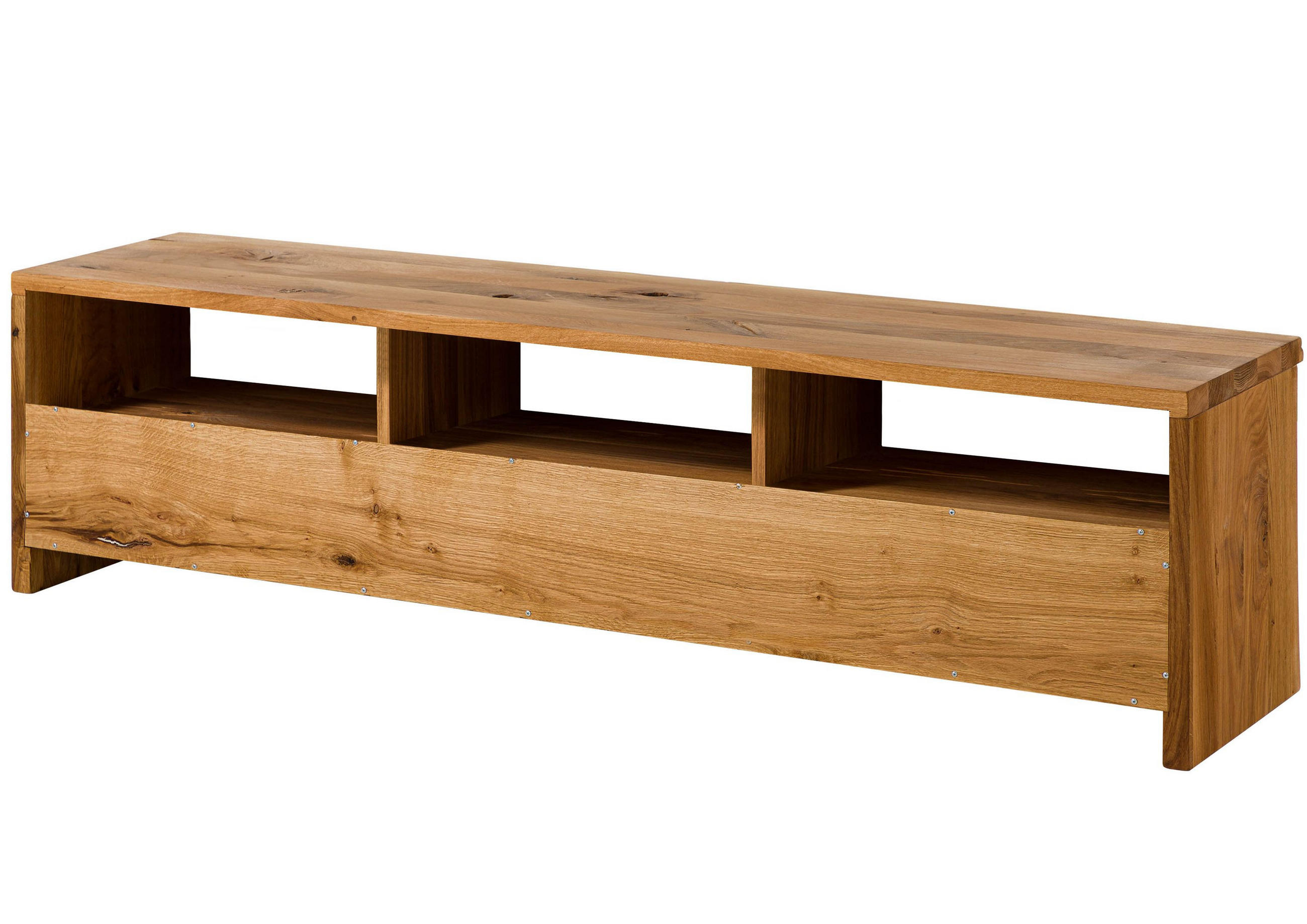 TV-BOARD Wildeiche 191x45x50 natur geölt PURE OAK #109 - Naturfarben, Holz (191/50/45cm) - Massivmoebel24