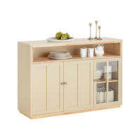 SIDEBOARD Beige - Beige, Holz/Holzwerkstoff (120/85/40cm) - SoBuy