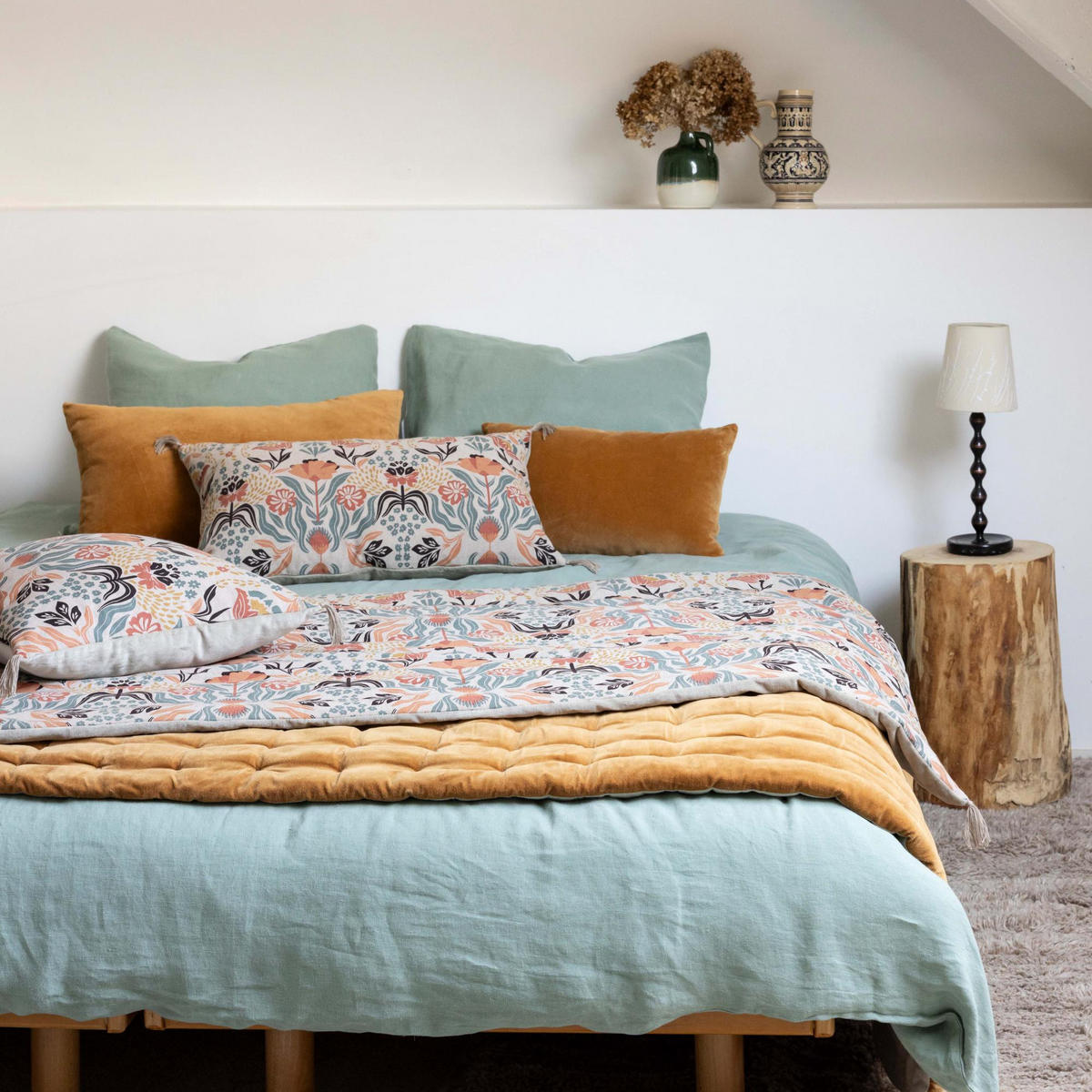 BEDRUCKTES KISSEN Youri multico 45 x 45 cm - Multicolor, Textil (45/45cm) - Vivaraise