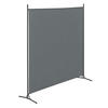 SICHTSCHUTZ Tarazona - Dunkelgrau, Textil/Metall (175/0.1cm) - [en.casa]