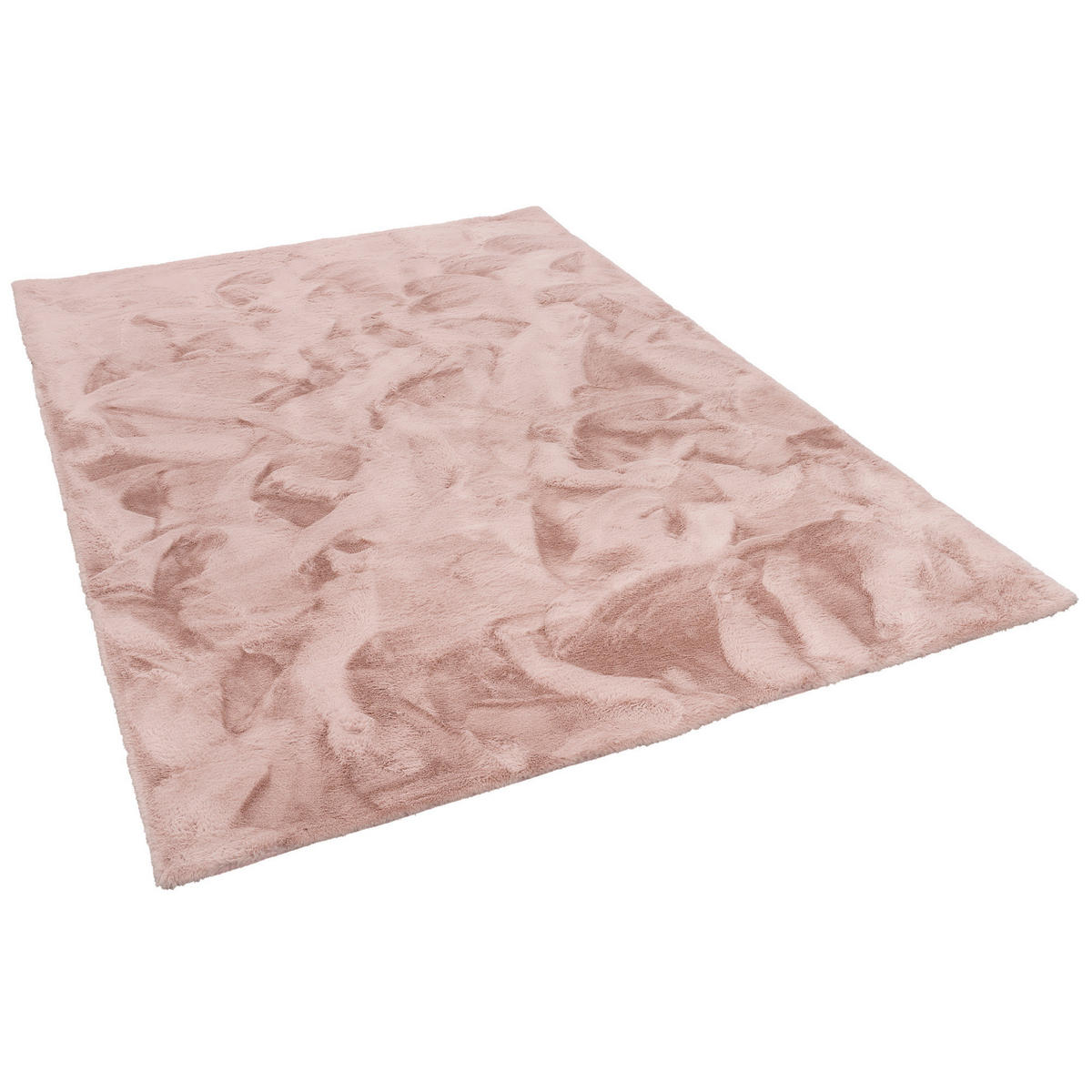 FELLTEPPICH LUXUS SUPER SOFT PLUSH - Altrosa, Textil (120/170cm) - Pergamon