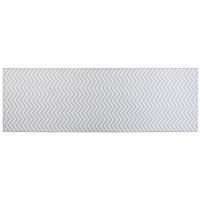 TEPPICHLÄUFER Saikheda 240/80 cm - Weiß, Kunststoff (80/240cm) - Beliani
