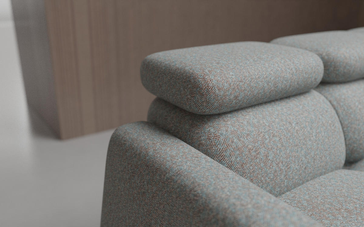 ECKSOFA - BUN - Rot - Arena 8 - Rechts - Rot, Holzwerkstoff (276/209cm) - Möblo