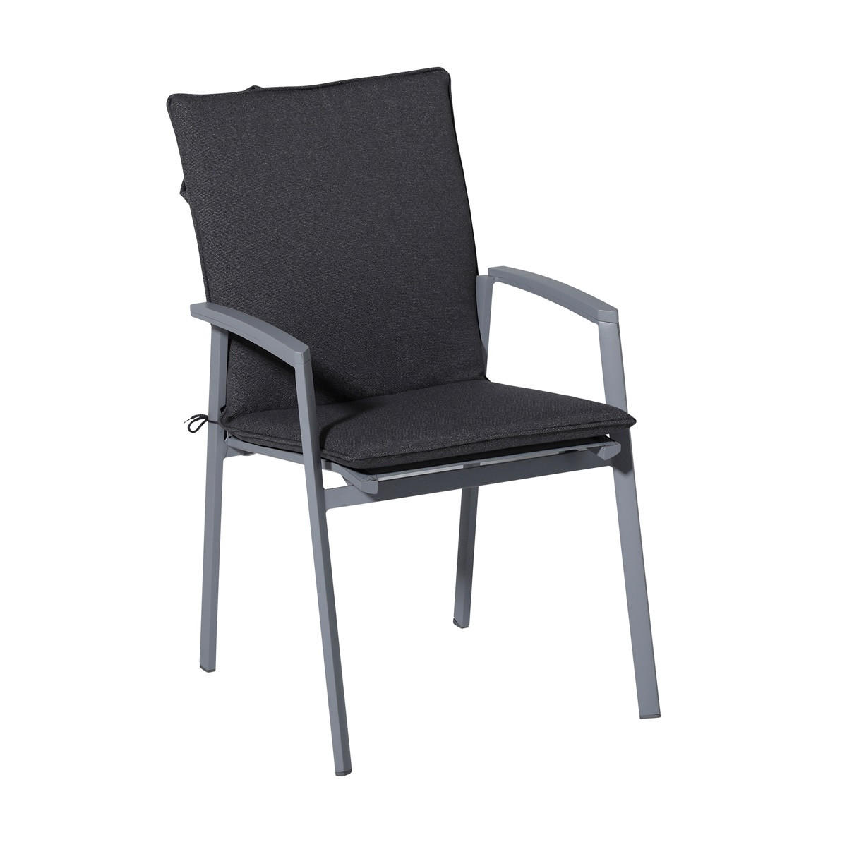 GARTENSTUHLKISSEN Manchester 97/49 cm 4er-Set - Anthrazit, Textil (49/6/97cm) - Madison