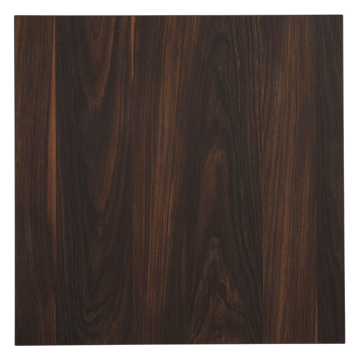 TISCHPLATTE quadratischer 60 cm, Dunkelholz - Eichefarben/Dunkelbraun, Holz/Holzwerkstoff (60/2/60cm) - Oviala