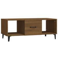 COUCHTISCH Braun Eichen-Optik 102x50x40 cm Holzwerkstoff - Braun, Holzwerkstoff (102/50/40cm) - furnicato