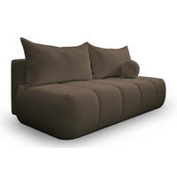 SCHLAFSOFA PIANO Dunkelbraun - Dunkelbraun, Holz (207/91/103cm) - Kaiser Möbel