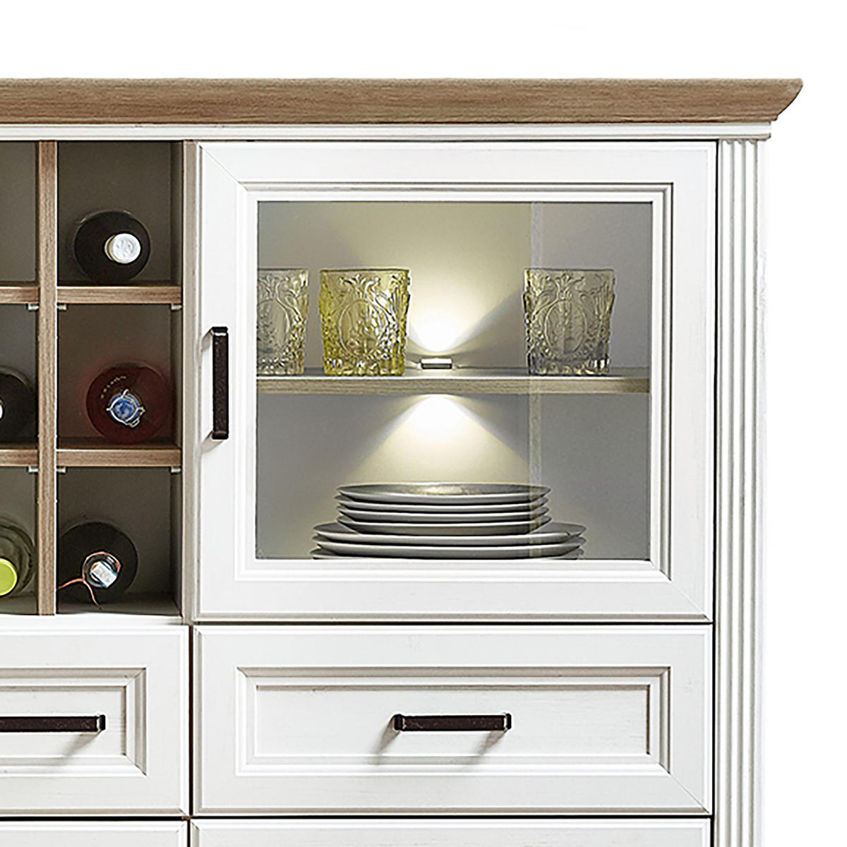 HIGHBOARD - Weiß, Holzwerkstoff (143/150/42cm) - home24