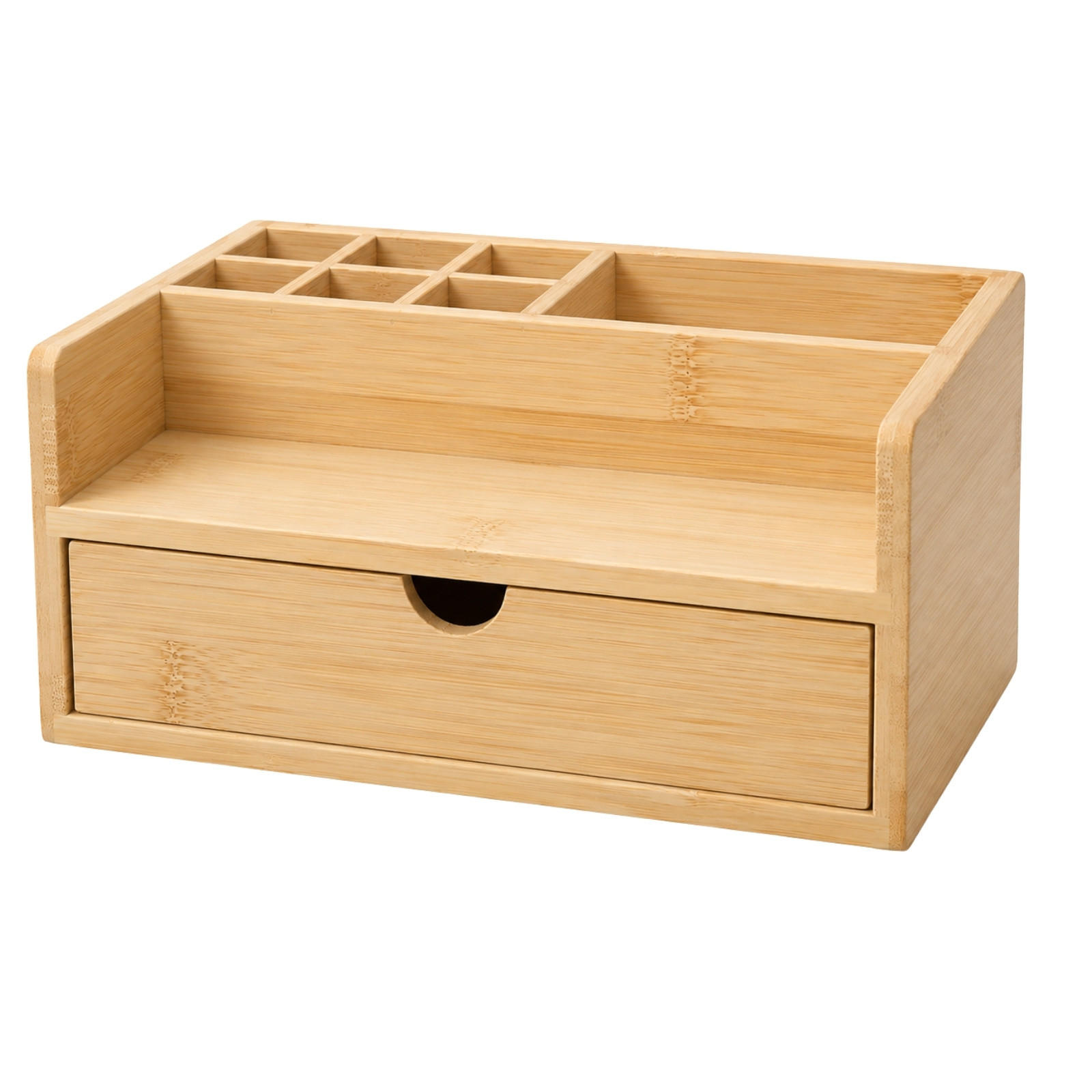 SCHREIBTISCHORGANIZER Bambus 10/25/15,5 cm - Beige, Naturmaterialen (10/25/15.5cm) - BOXIMO