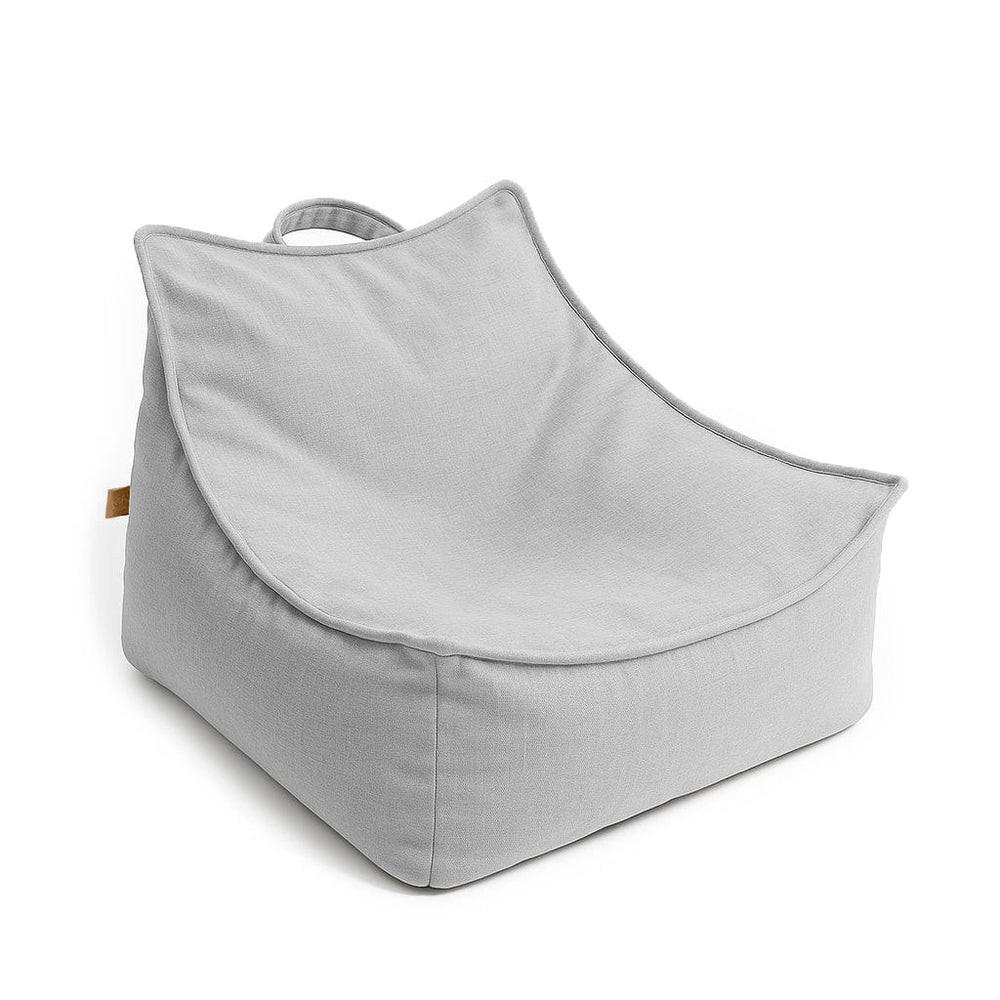 SITZSACK Outzy für Kinder, Eckig, Grau - Grau, Textil (60/35/60cm) - MeowBaby
