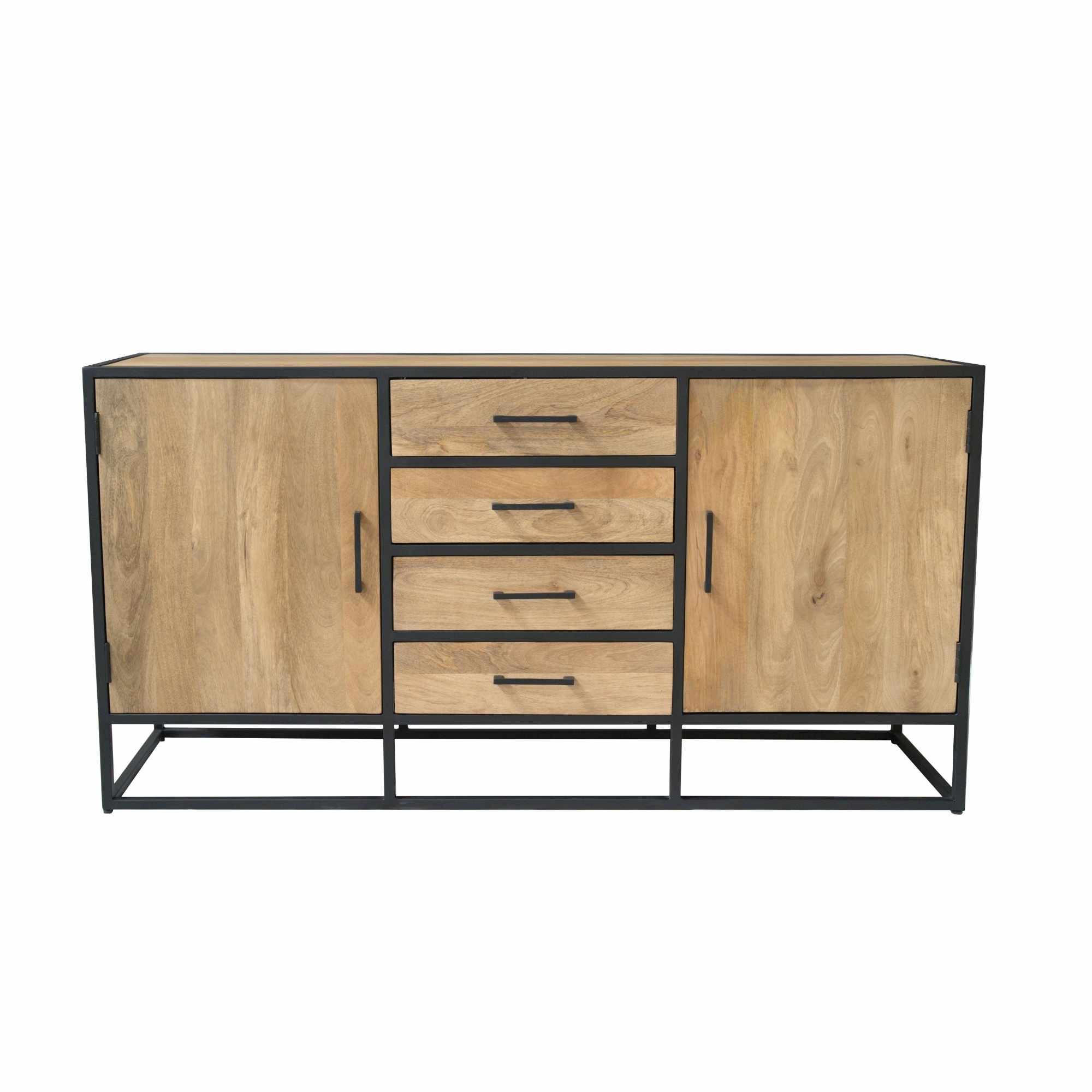 SIDEBOARD Dakota Braun 45/165/85 cm - Braun, Holz (165/85/45cm) - Starfurn