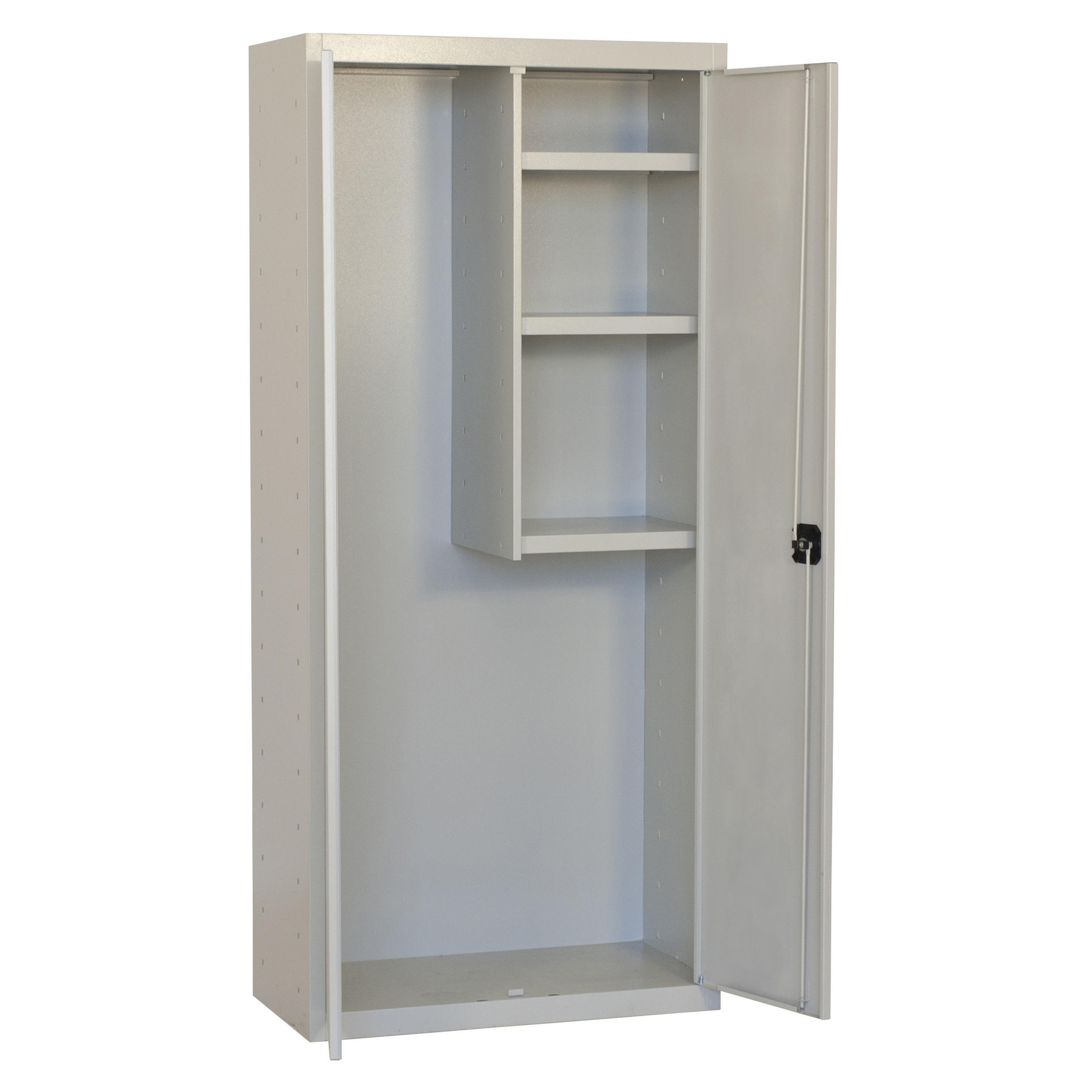 Proregal Putzmittelschrank Grau 60x180x40 cm
