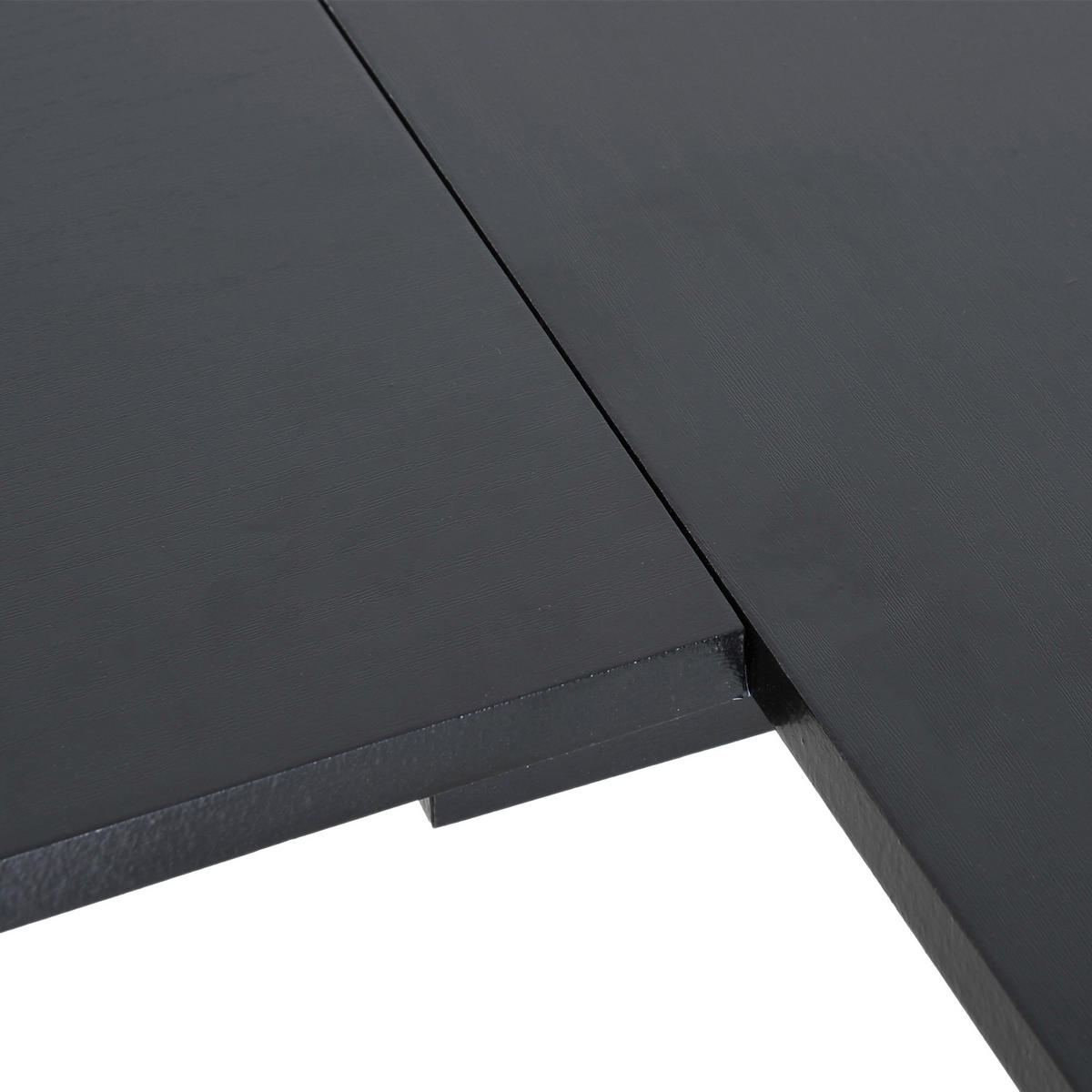 ECKSCHREIBTISCH Schwarz 1 Stück - Schwarz, Holzwerkstoff (155/130/76cm) - GiPP