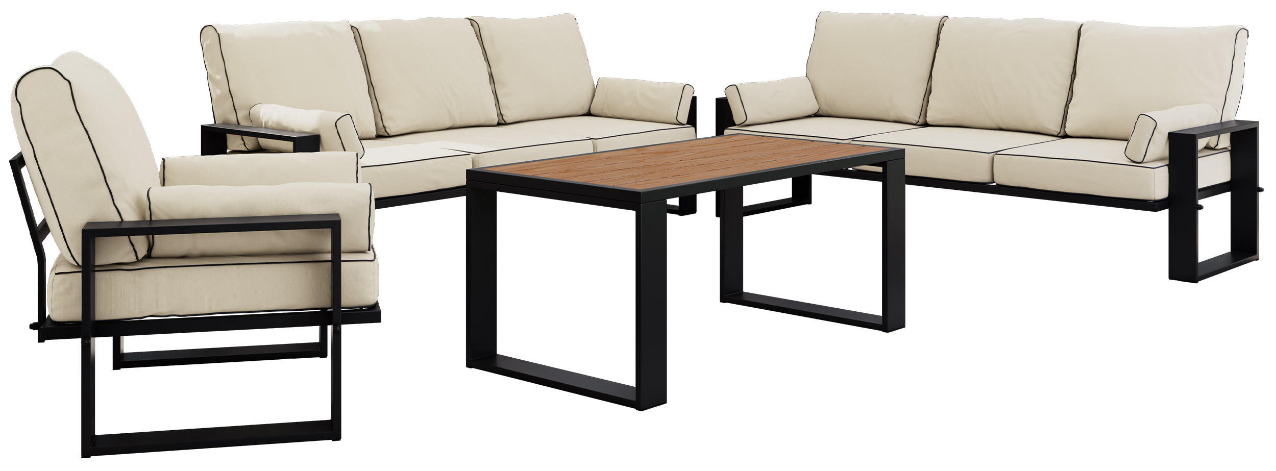 MKS Gartenmöbel-Set Beige