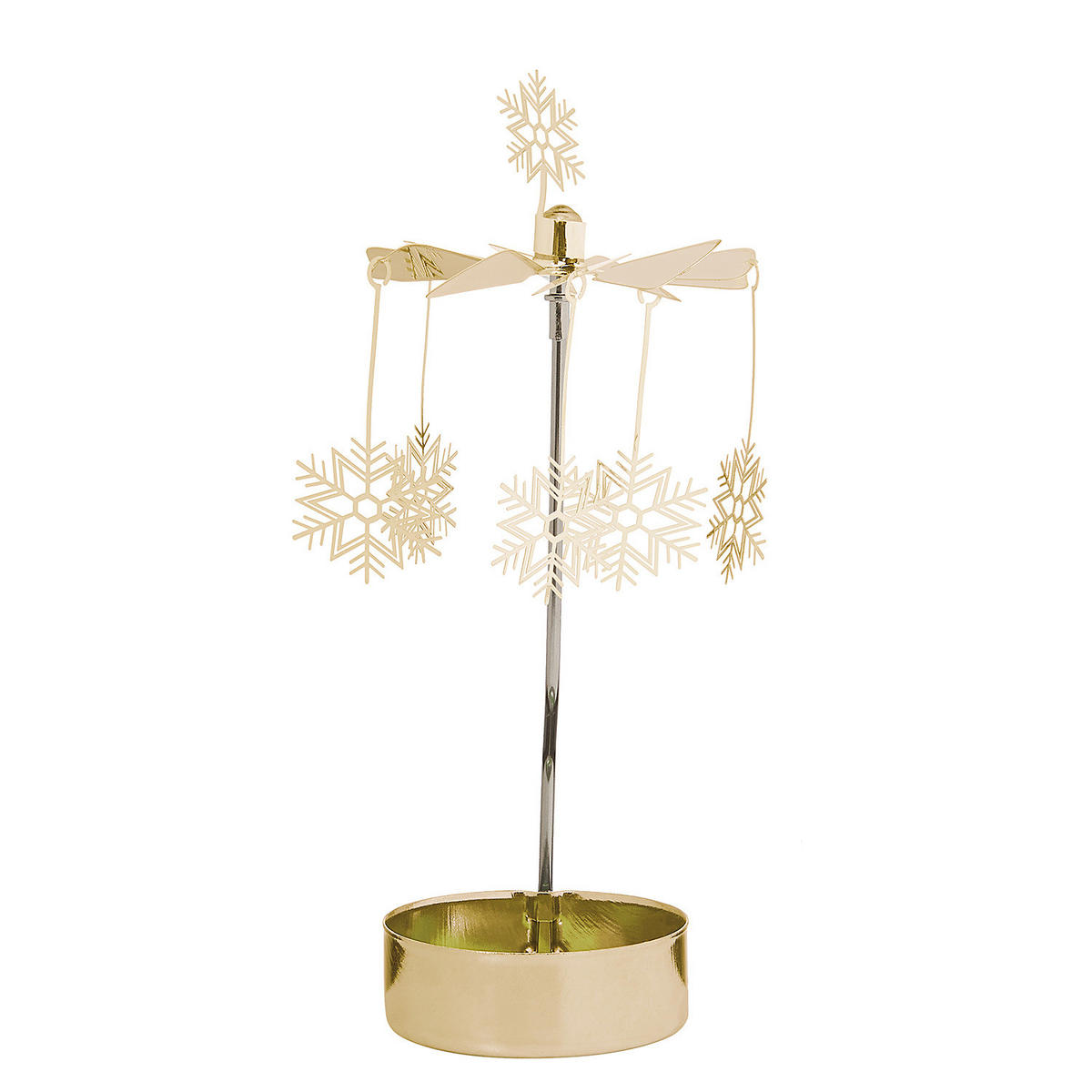 TEELICHTKARUSSELL Merry Go Round - Goldfarben, Metall (15cm) - Butlers