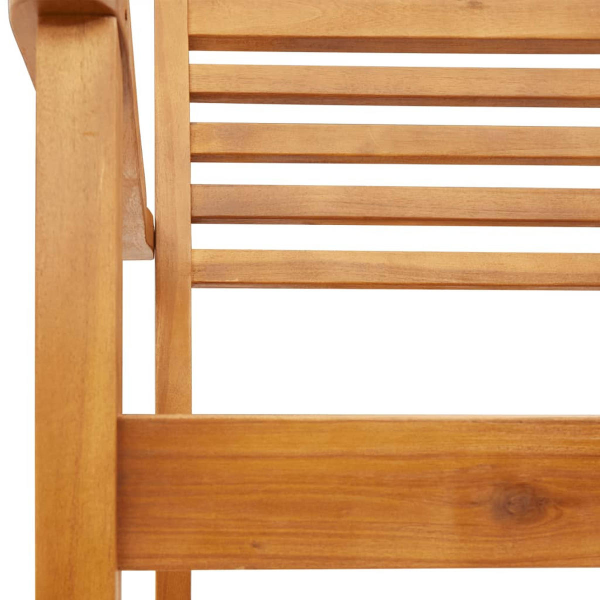 GARTENSTÜHLE 4er Set 59/55/85 Cm Massivholz Akazie - Braun, Holz (59/85/55cm) - vidaXL