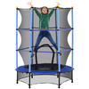 KINDERTRAMPOLIN - Blau, Kunststoff/Metall (140/140cm) - HOMCOM