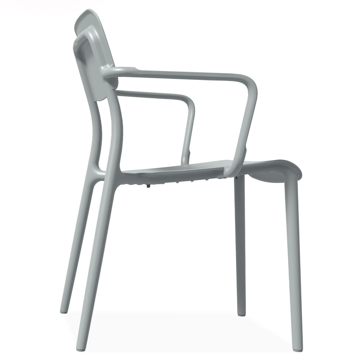 GARTENMÖBEL-SET GALIO, 5-tlg - Grau, Kunststoff - KONSIMO®