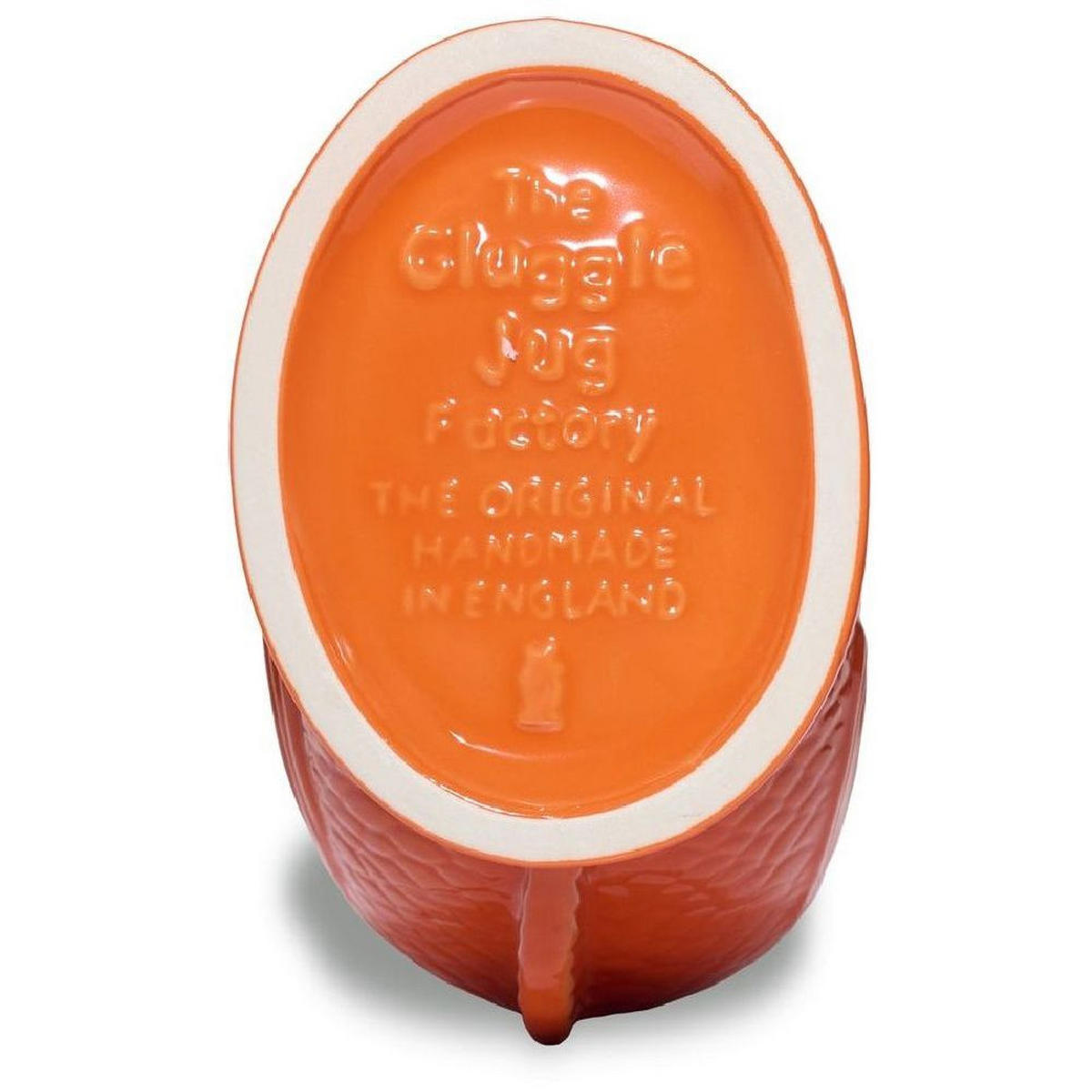 KARAFFE mit „Gluck-Gluck“-Geräusch 27,5/17/9,5 cm - Orange, Keramik (1.2L) - Gluckigluck