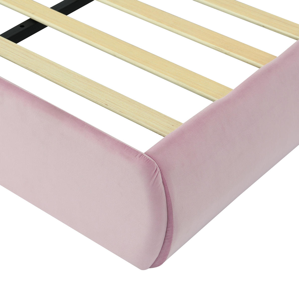 KINDERBETT 90/200 cm Rosa - Pink, Textil