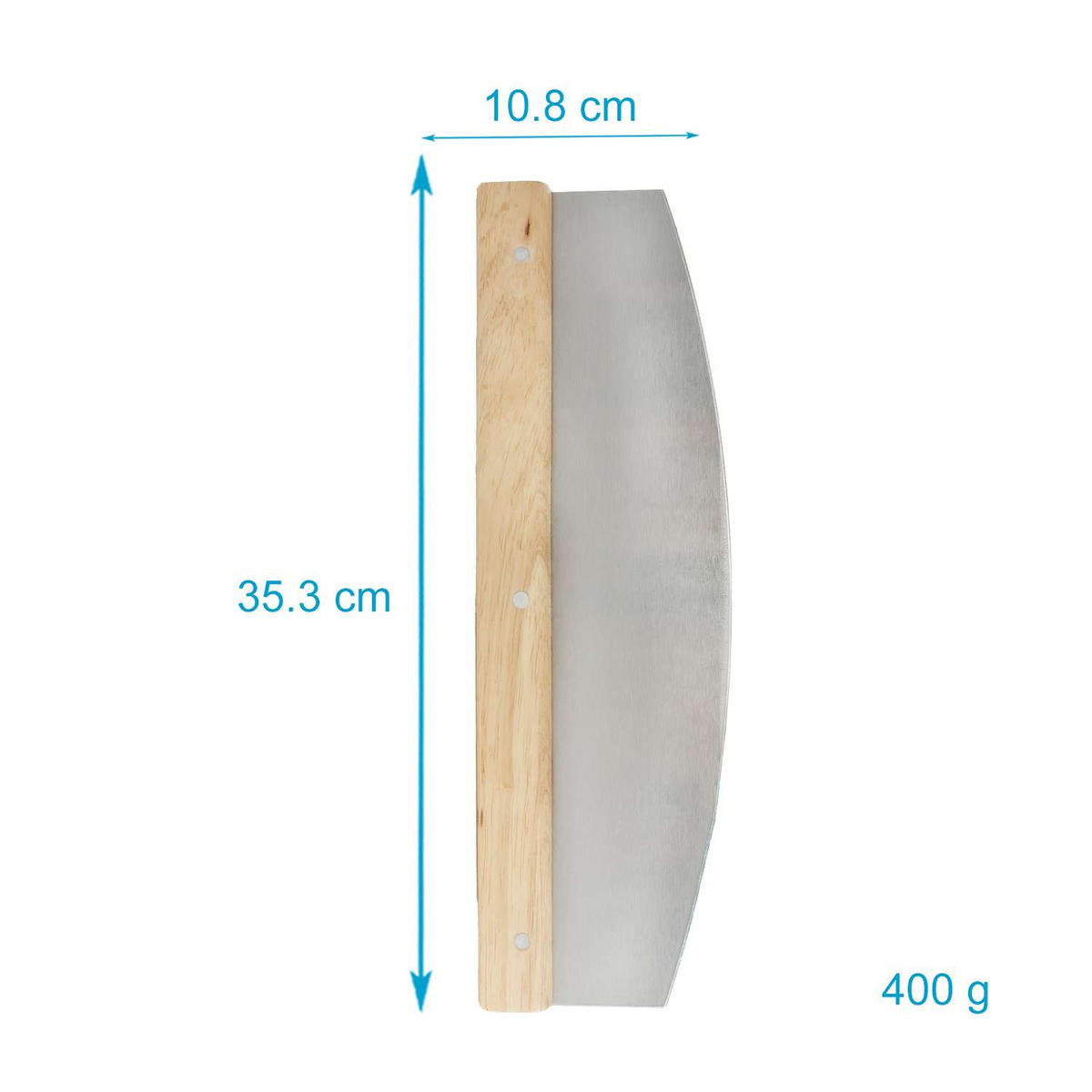 PROFI PIZZASCHNEIDER - Multicolor, Metall (35.3cm) - Intirilife