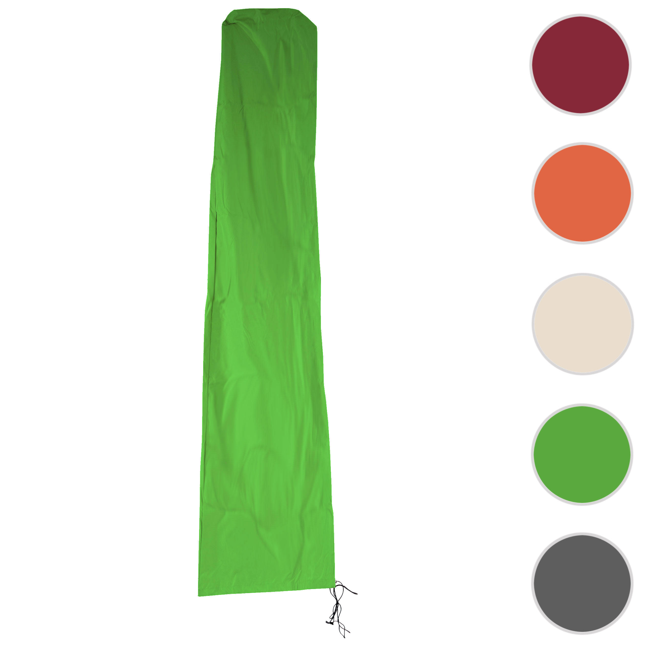 SCHUTZHÜLLE MCW FÜR AMPELSCHIRM BIS 3,5M Grün - Grün, Textil (60/265/60cm) - MCW